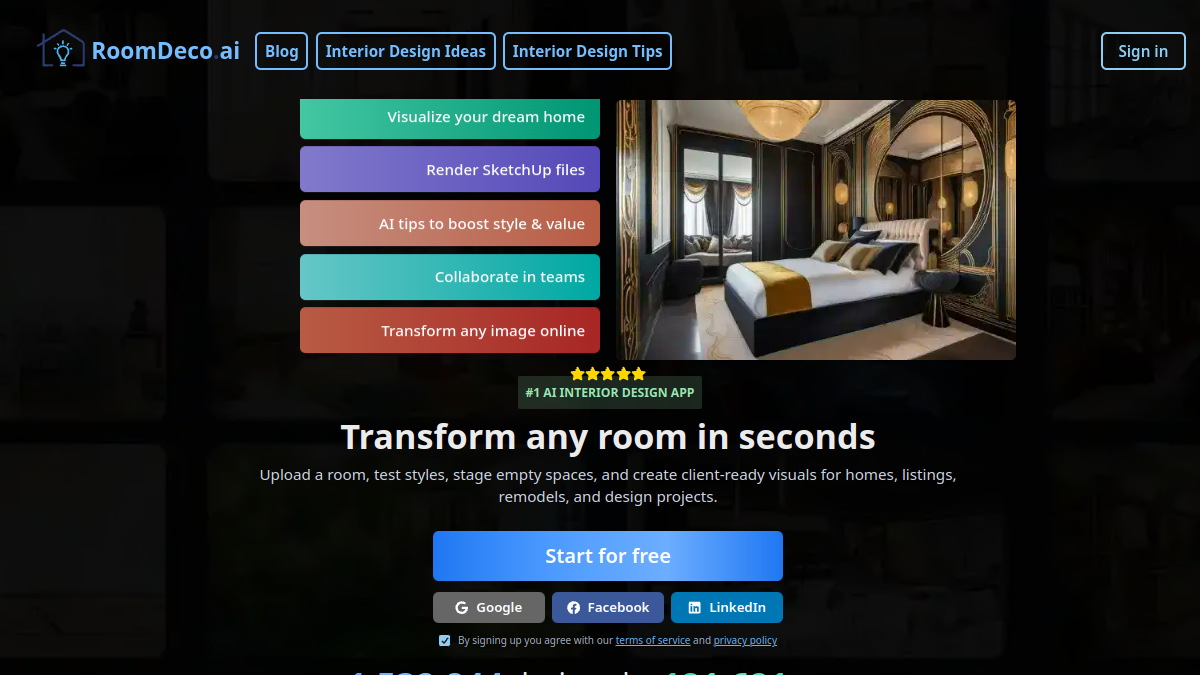 RoomDeco.ai官网截图