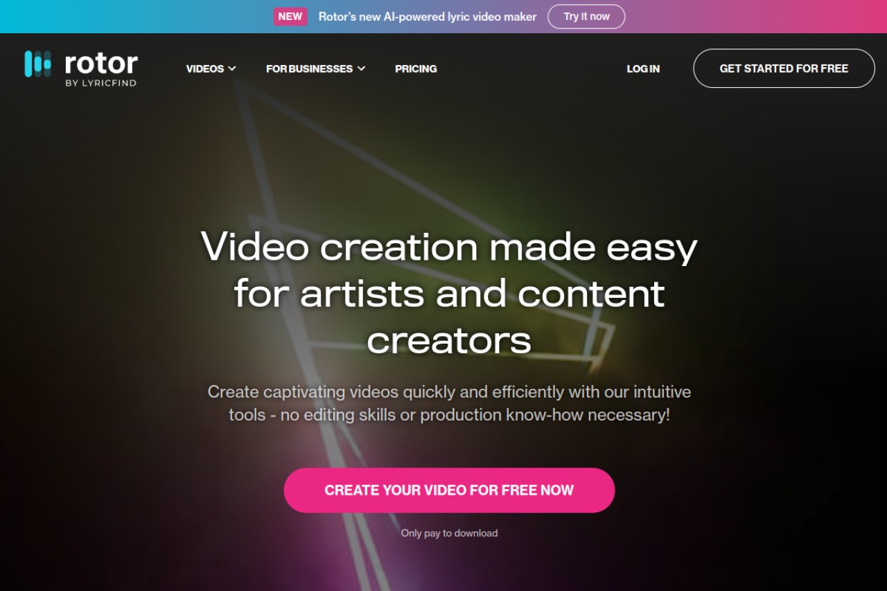 Rotor Videos官网截图