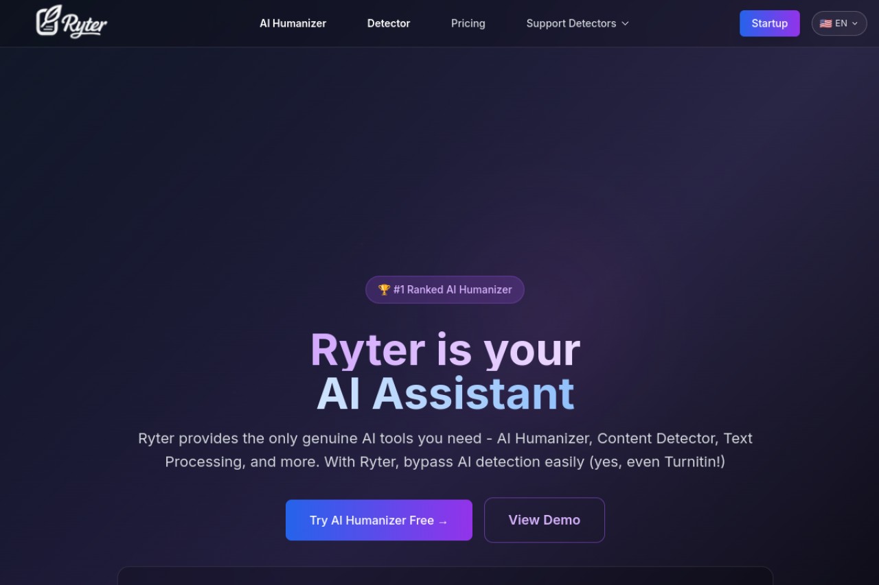 Ryter Pro官网截图