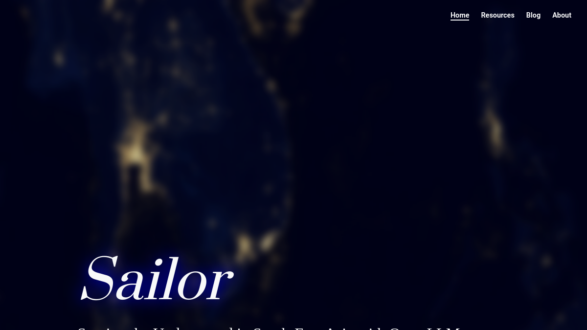 Sailor官网截图