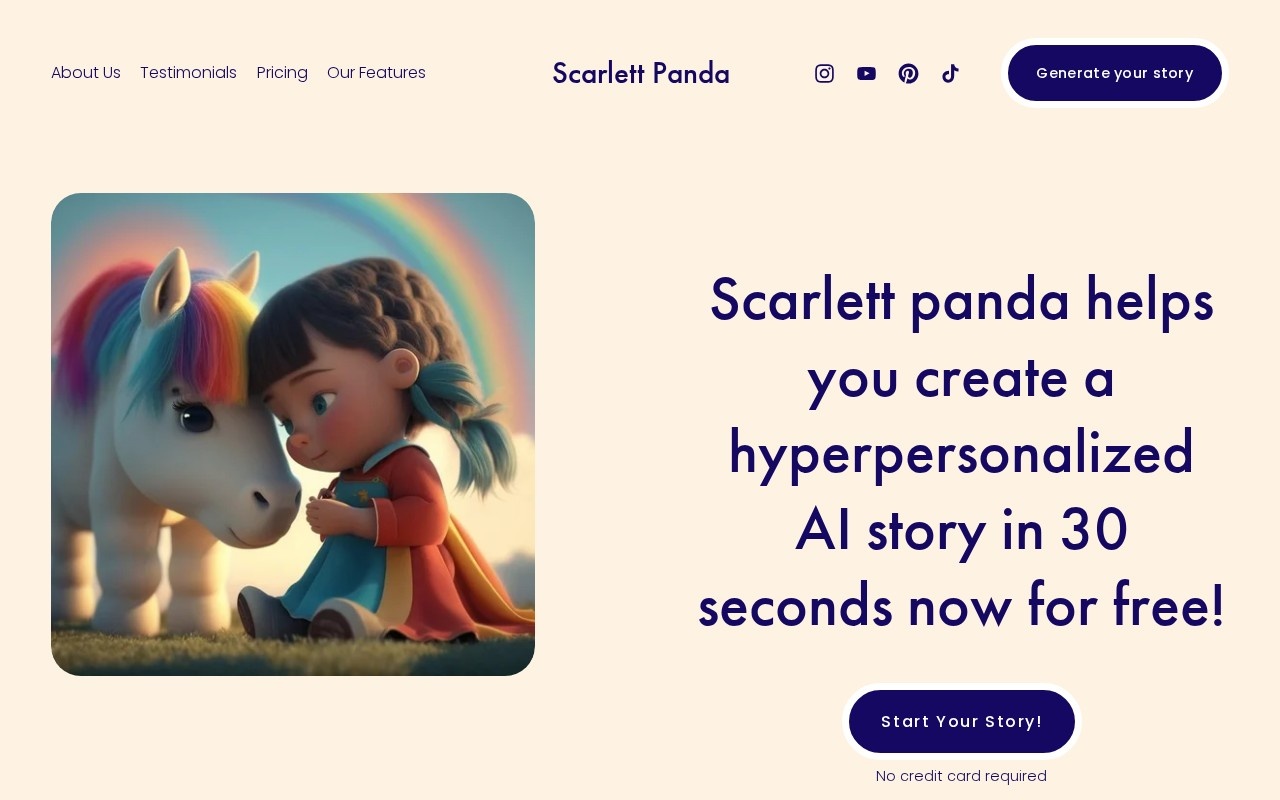 Scarlett Panda官网截图