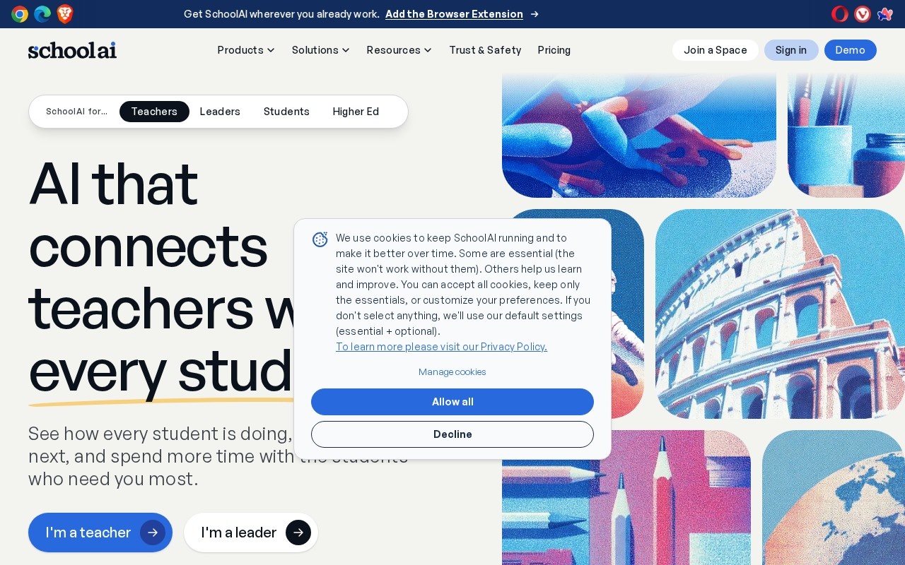 SchoolAI官网截图