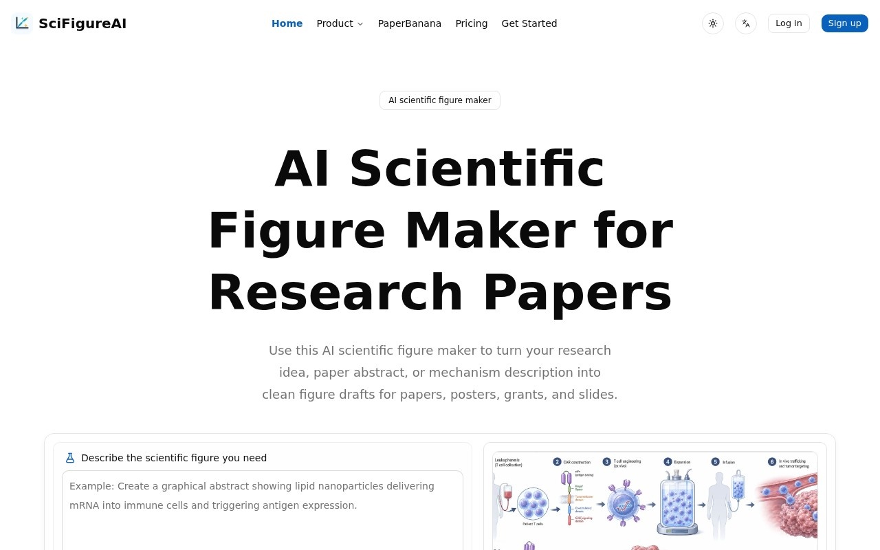 SciFigureAI官网截图