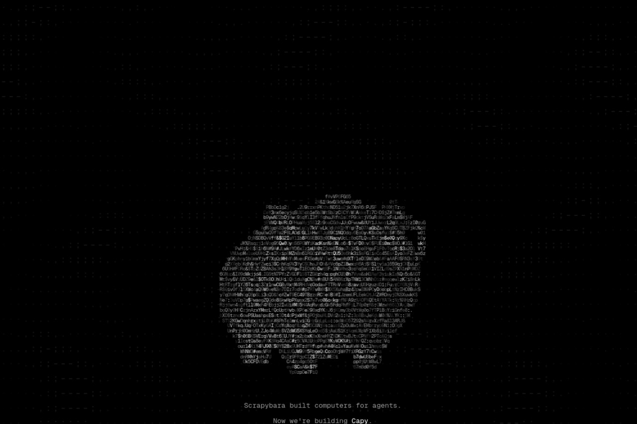 Scrapybara官网截图