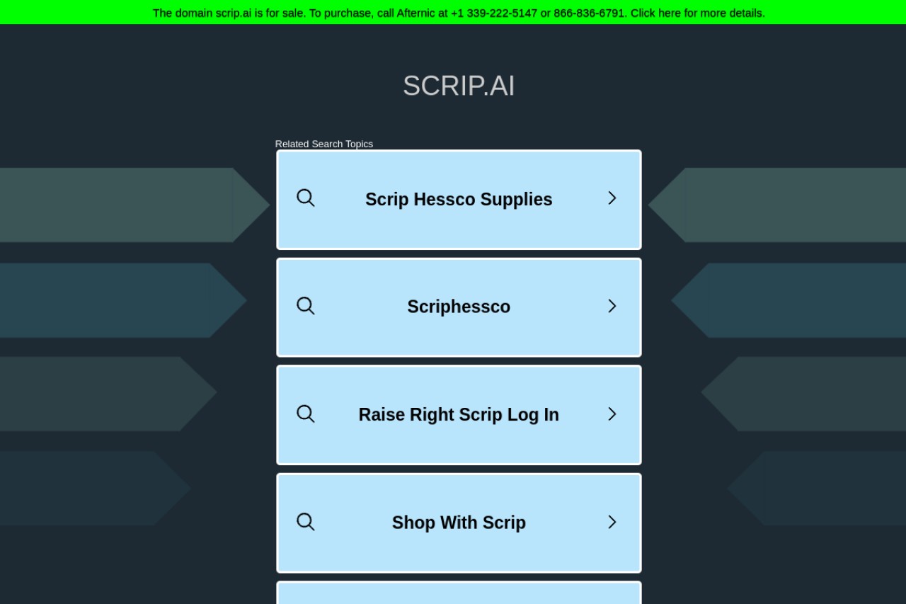 Scrip.AI官网截图