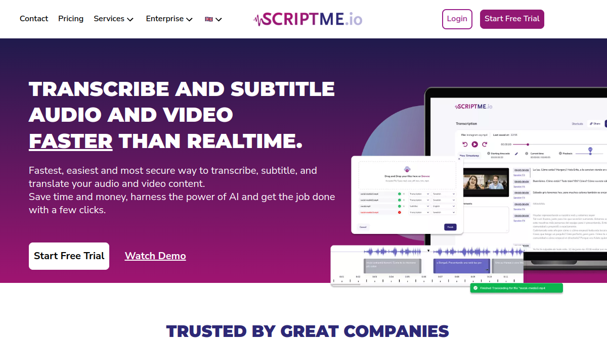 ScriptMe官网截图