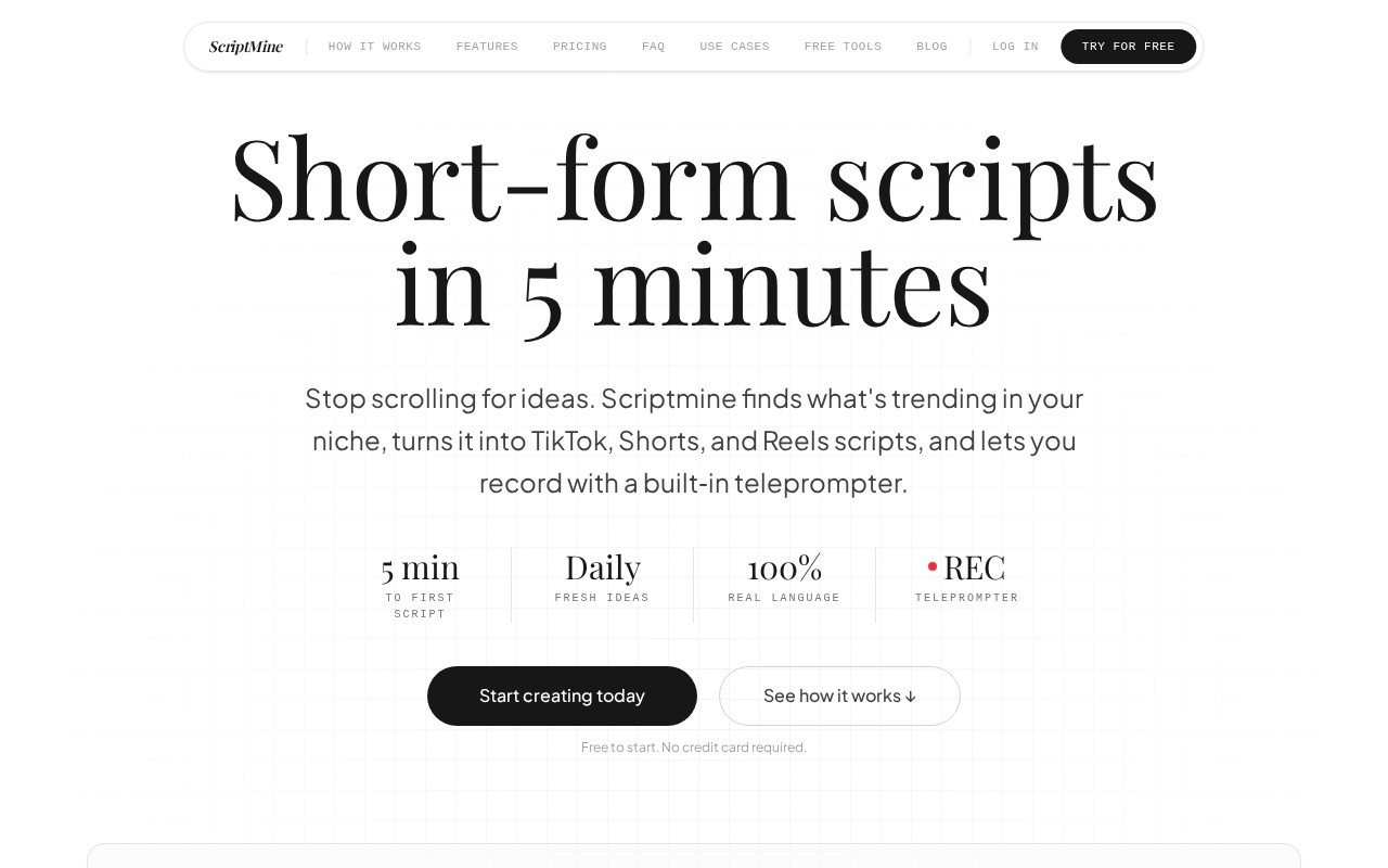 Scriptmine官网截图