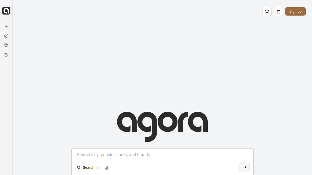 SearchAgora官网截图