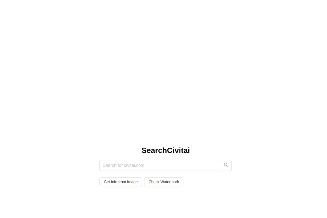 Search Civitai官网截图