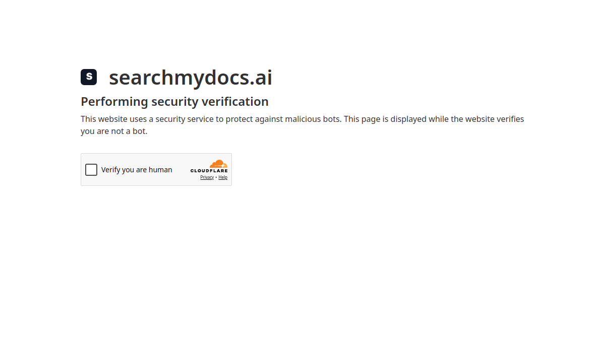 SearchMyDocs.ai官网截图