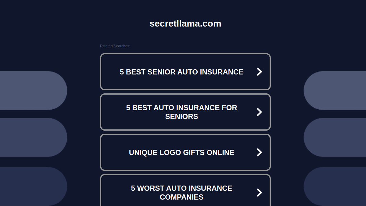 Secret Llama官网截图
