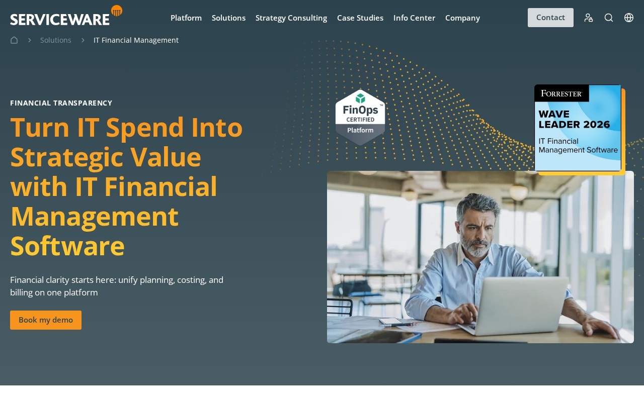 Serviceware Financial官网截图