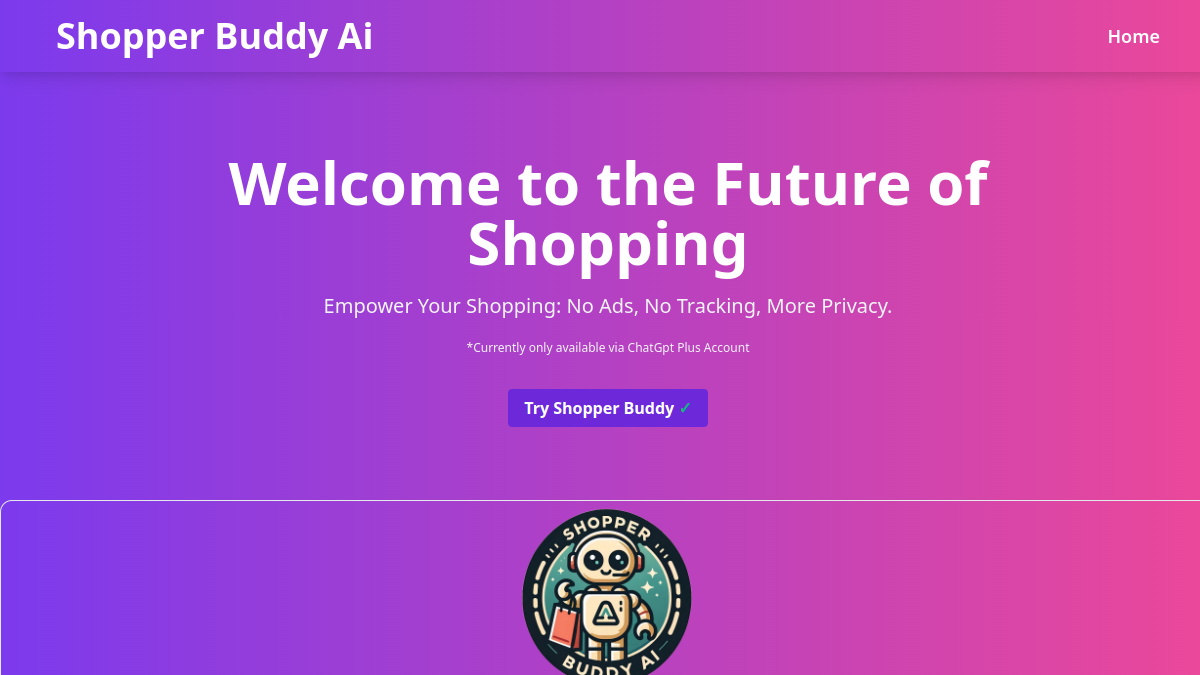 Shopper Buddy官网截图