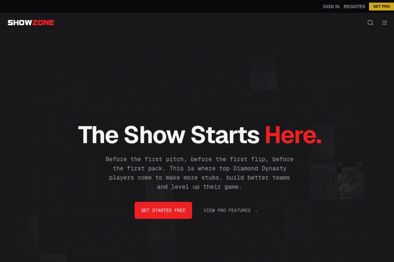 ShowZone官网截图