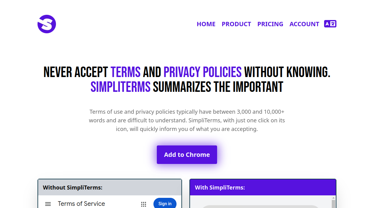 Simpliterms官网截图