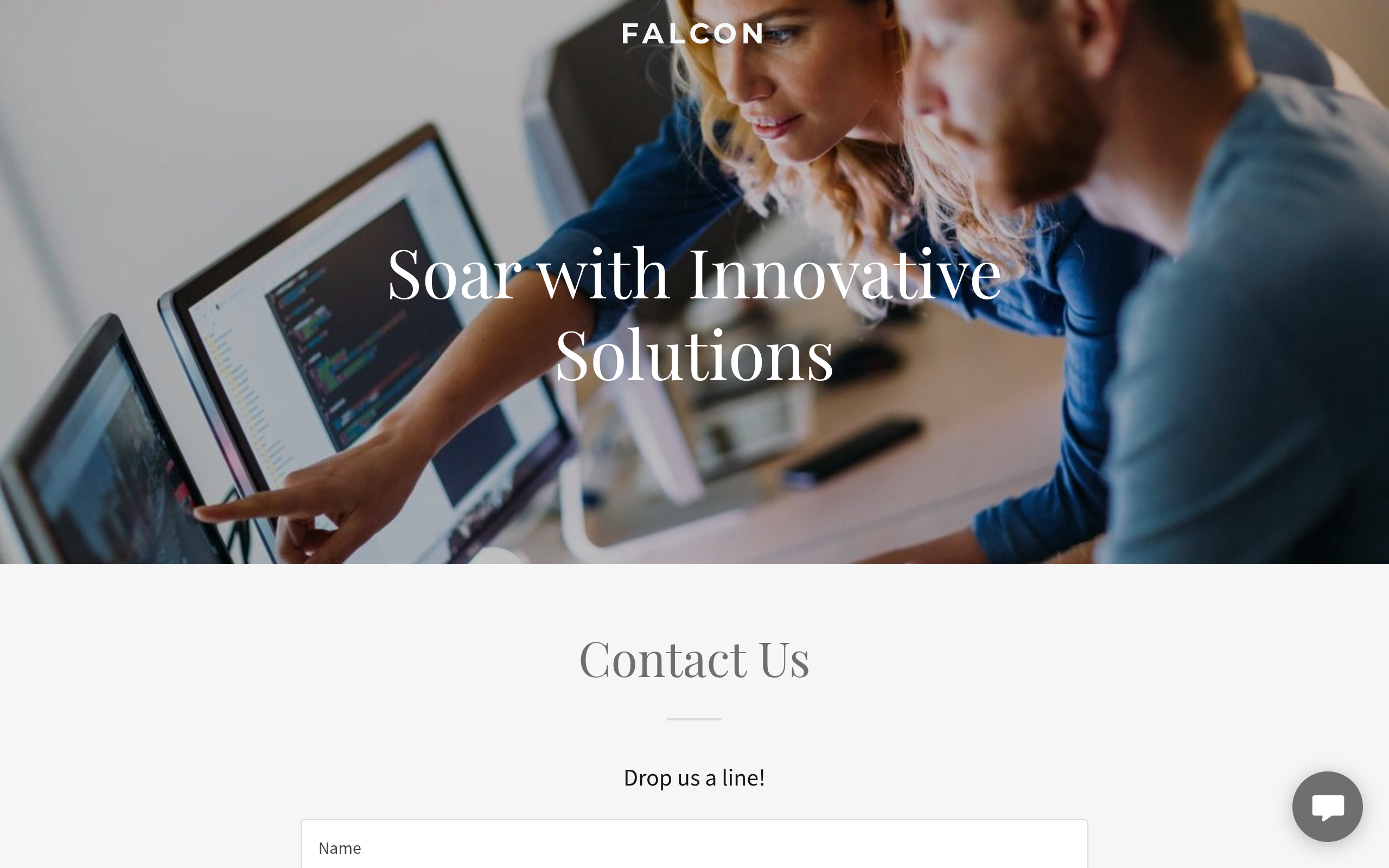 Falcon AI官网截图