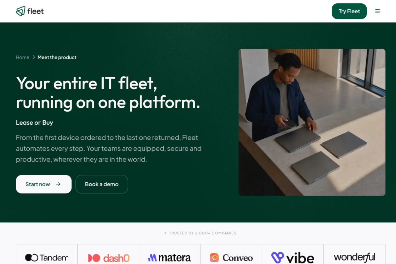 Fleet AI Copilot官网截图