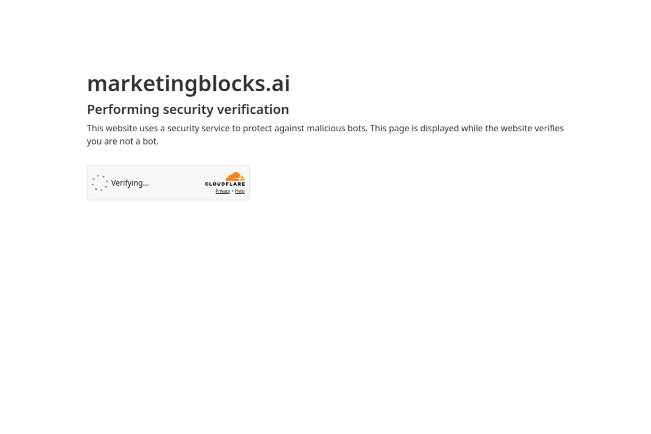 MarketingBlocks AI官网截图