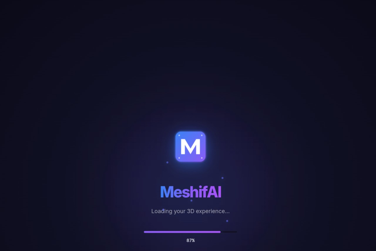 MeshifAI官网截图