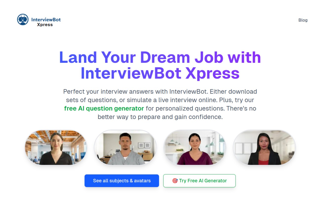 InterviewBot官网截图