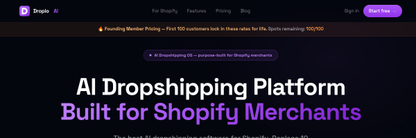 Dropio.ai官网截图