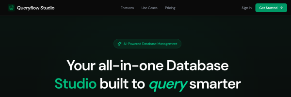 Queryflow Studio官网截图