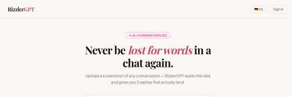 RizzlerGPT官网截图