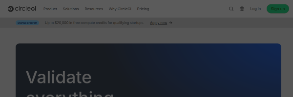 CircleCI官网截图