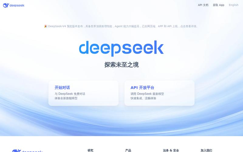DeepSeek官网截图