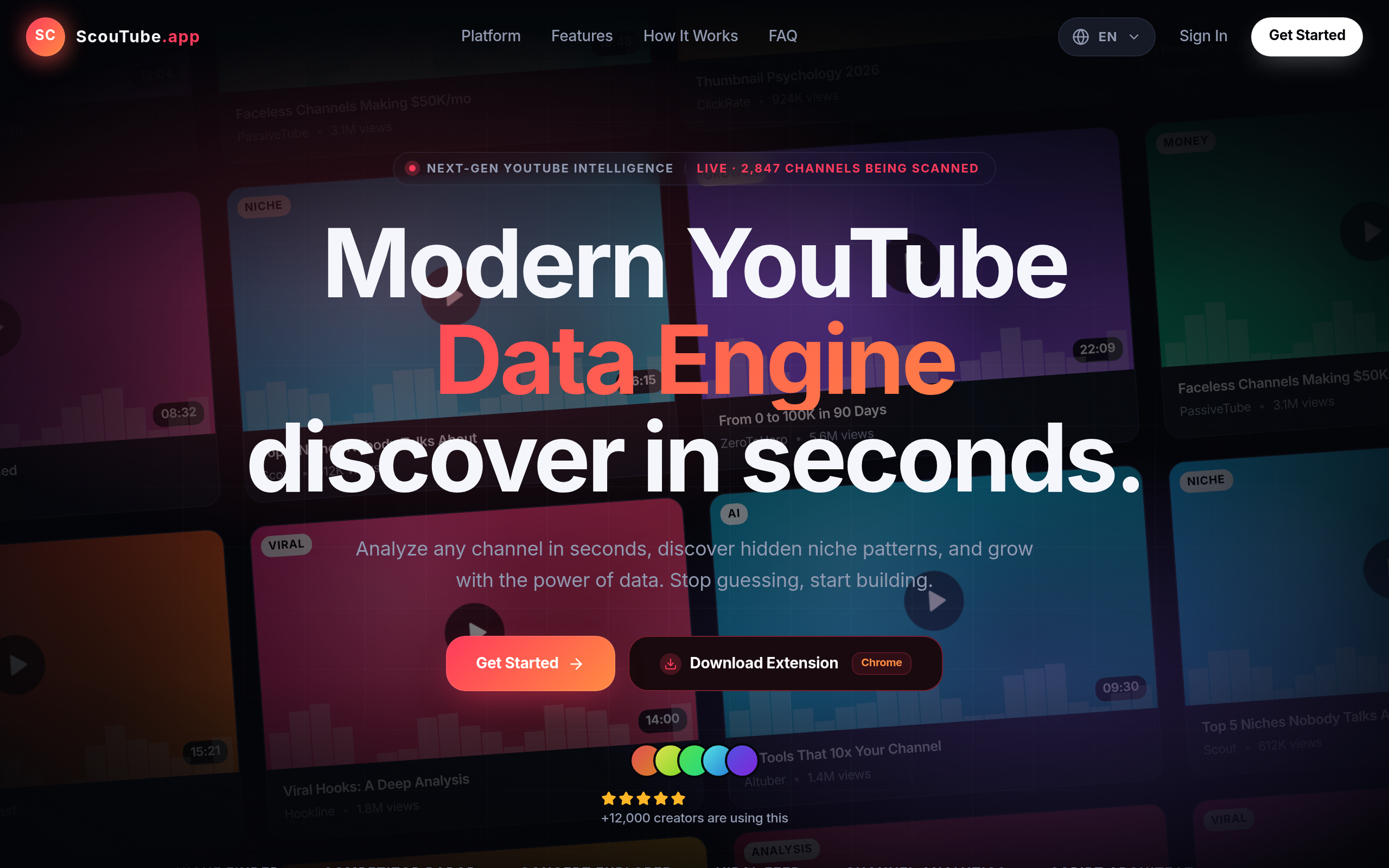 ScouTube官网截图