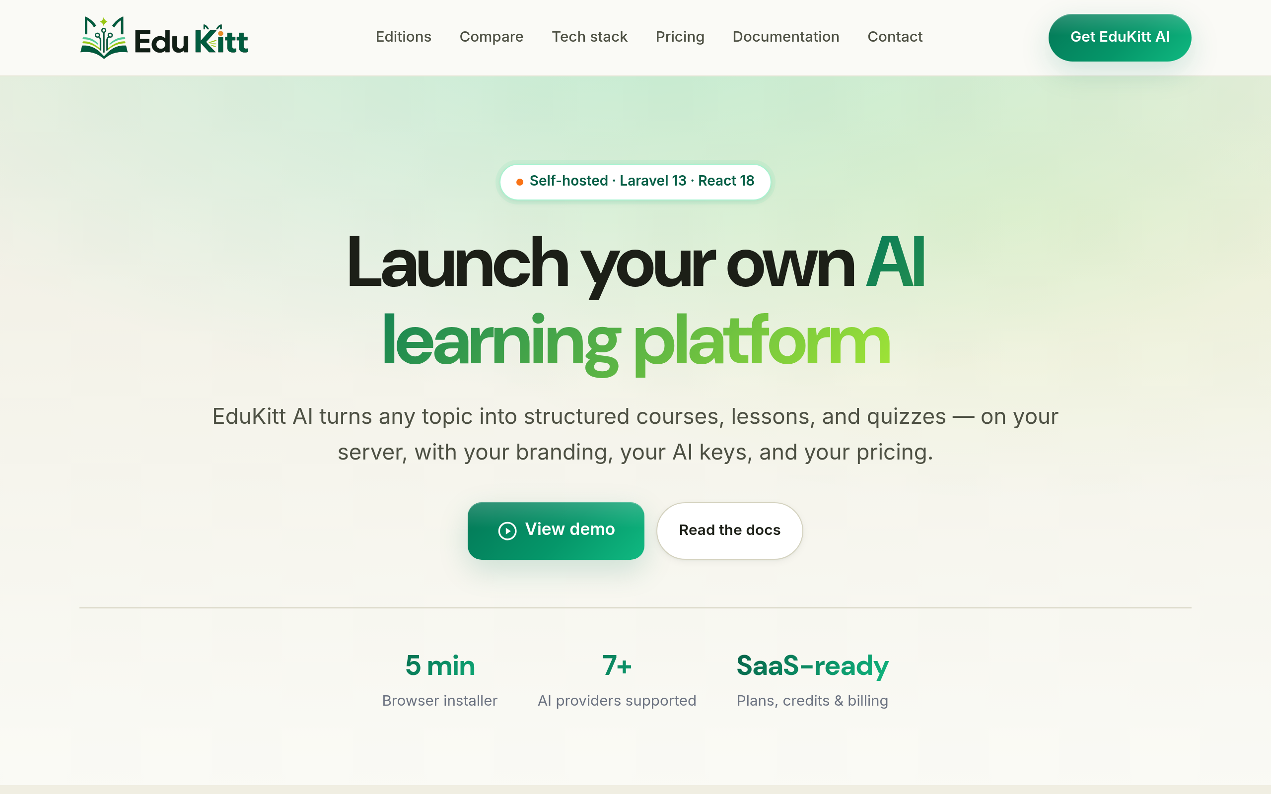 EduKitt AI官网截图