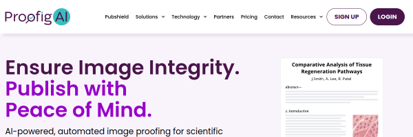 Proofig官网截图