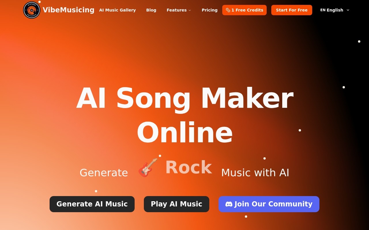 Vibe Musicing官网截图