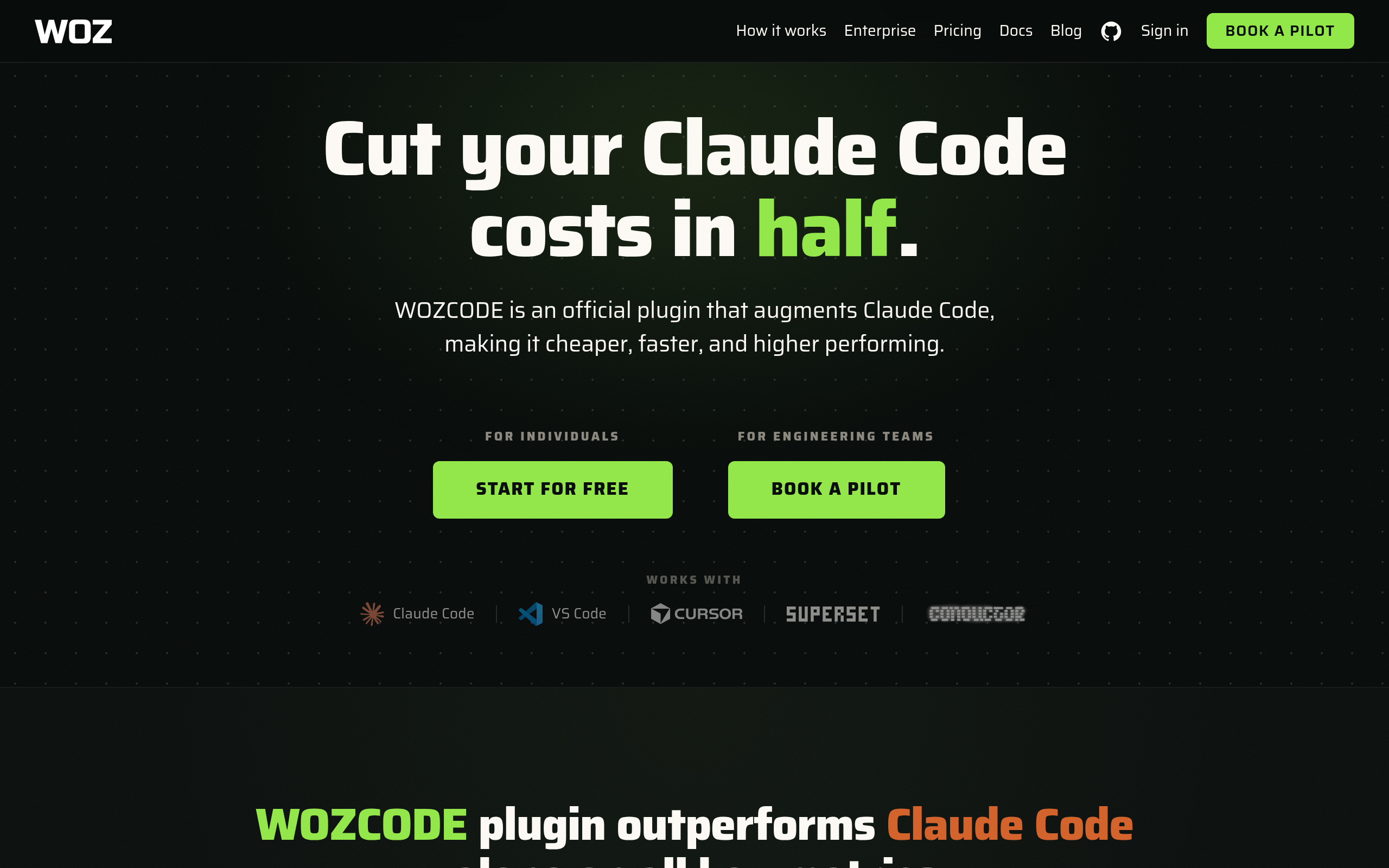WOZCODE官网截图