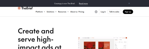 Creatopy官网截图
