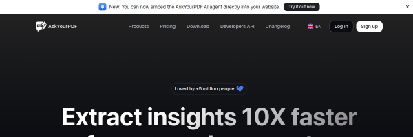 AskYourPDF官网截图