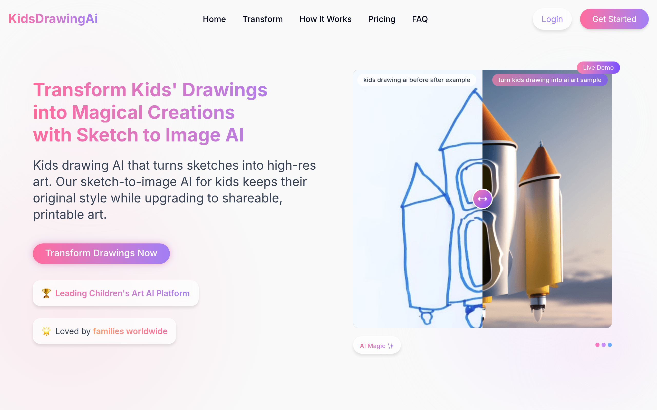 Kids Drawing AI官网截图