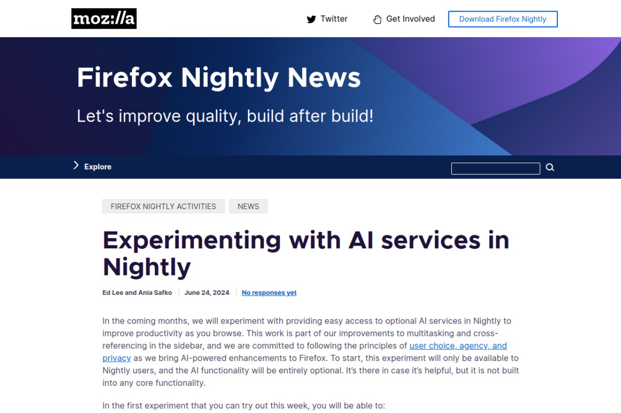 Firefox Nightly官网截图
