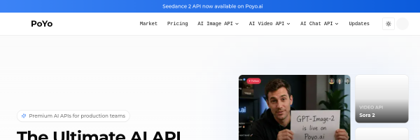 PoYo.ai官网截图