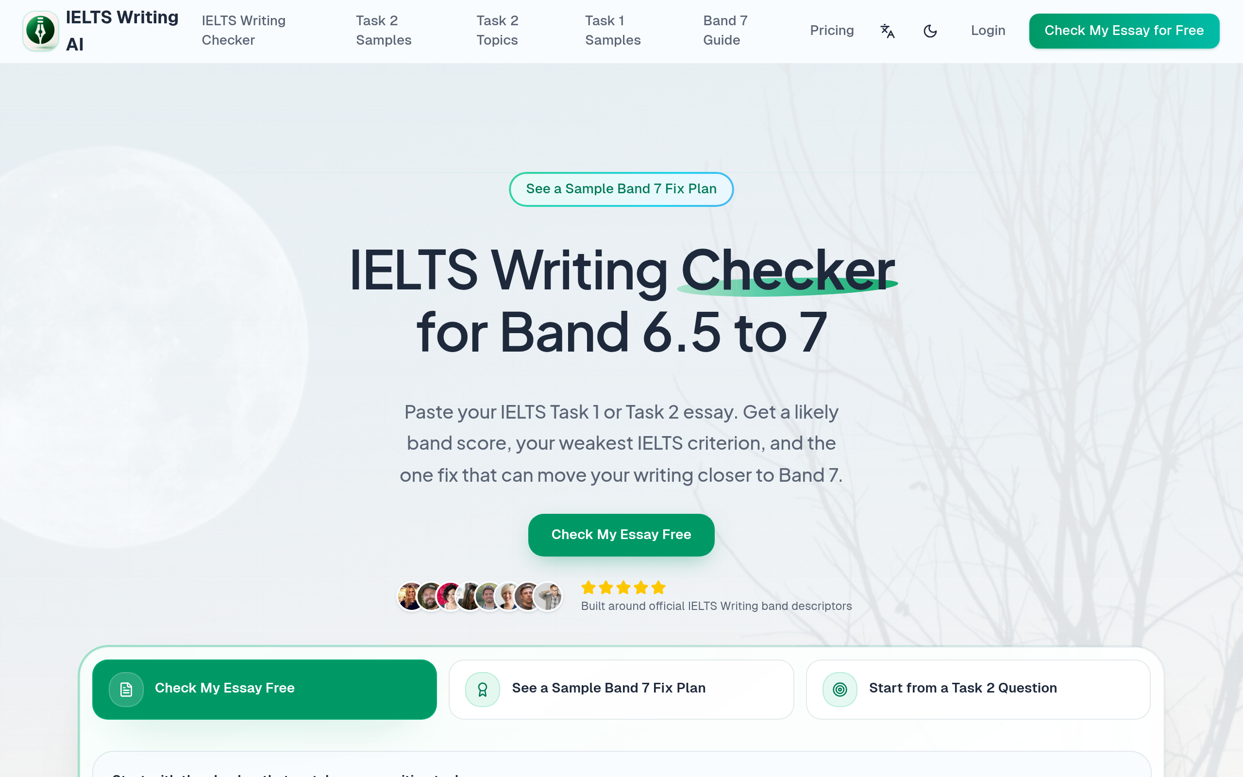 IELTS Writing Checker AI官网截图