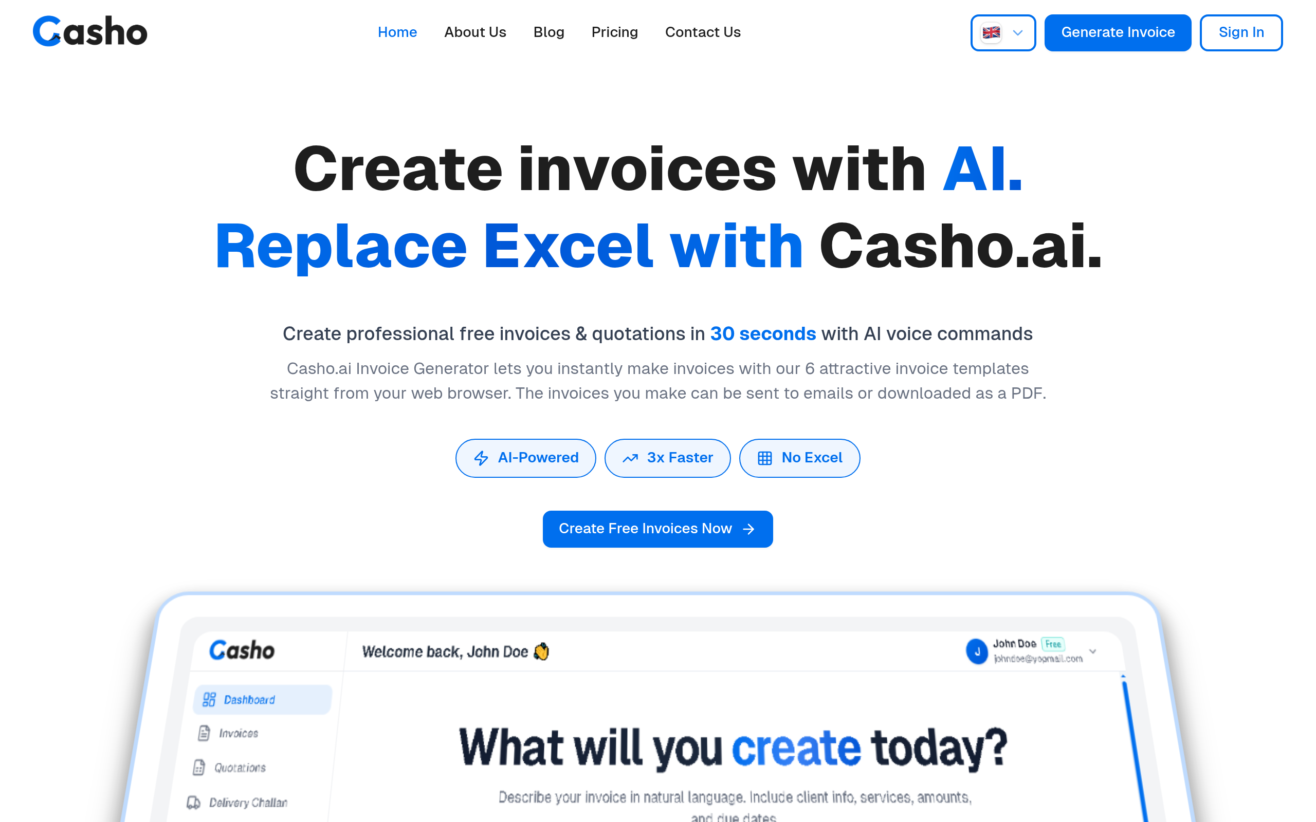 Casho AI官网截图
