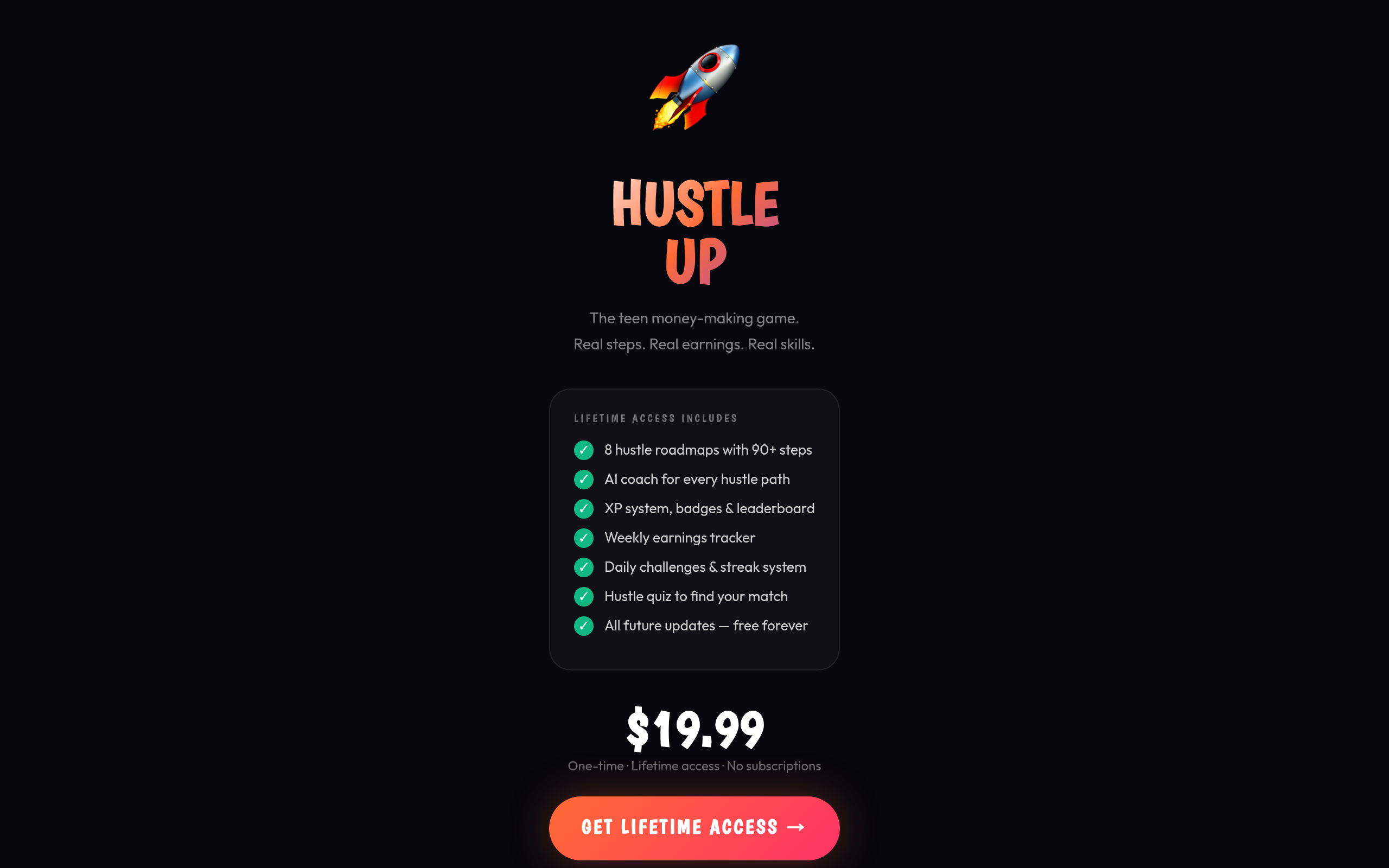 HustleUp官网截图