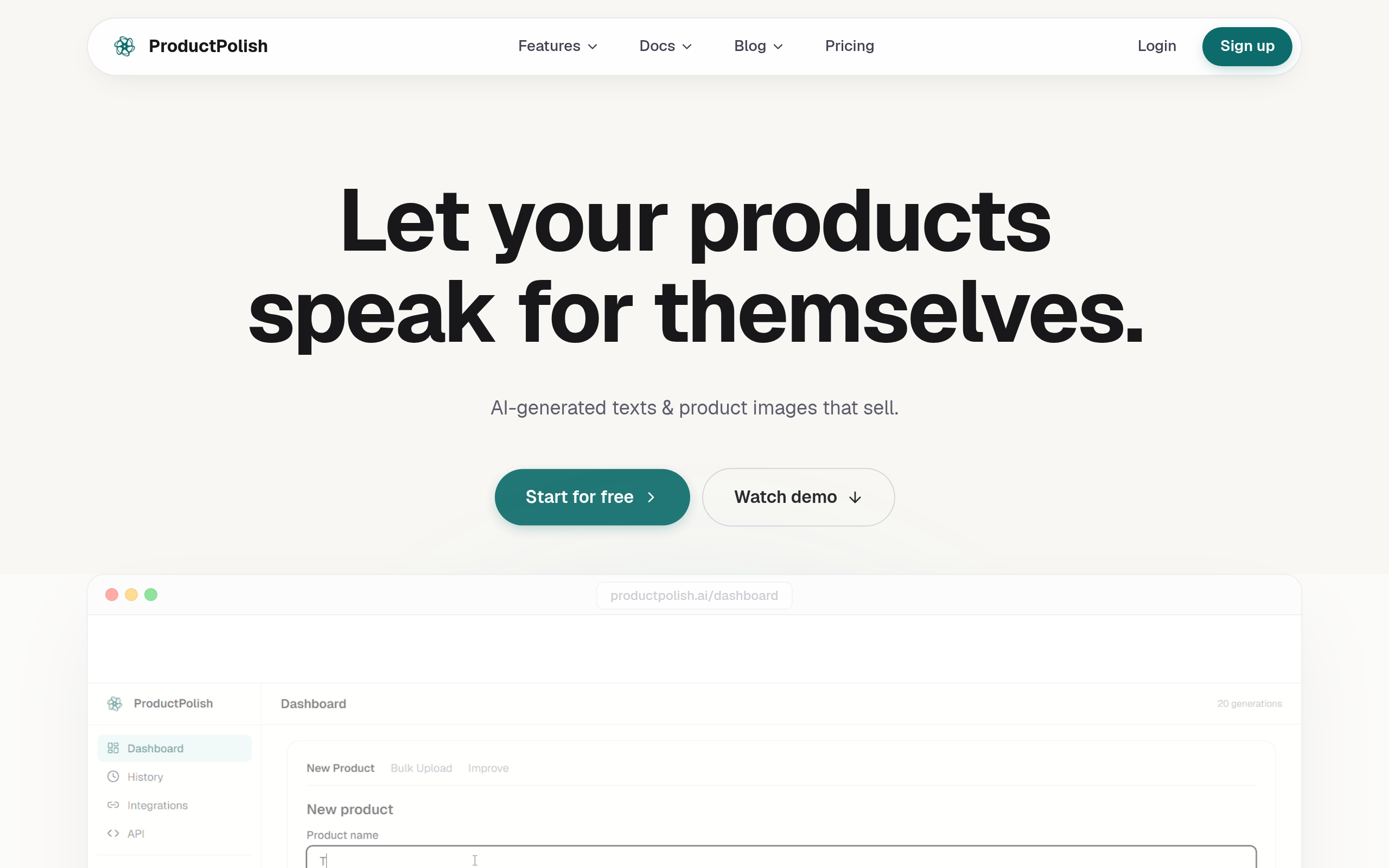 ProductPolish官网截图