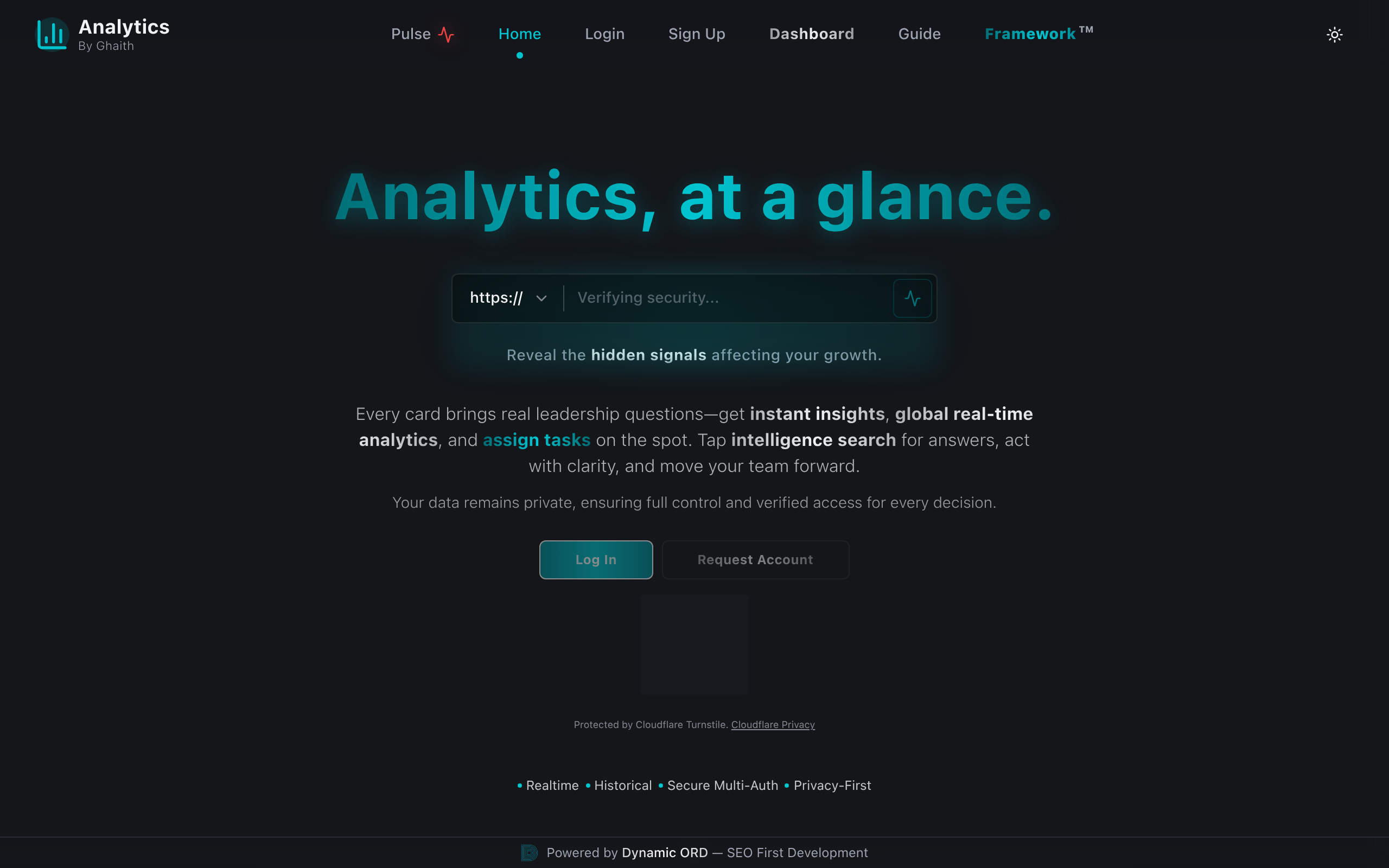 Analytics by Ghaith官网截图