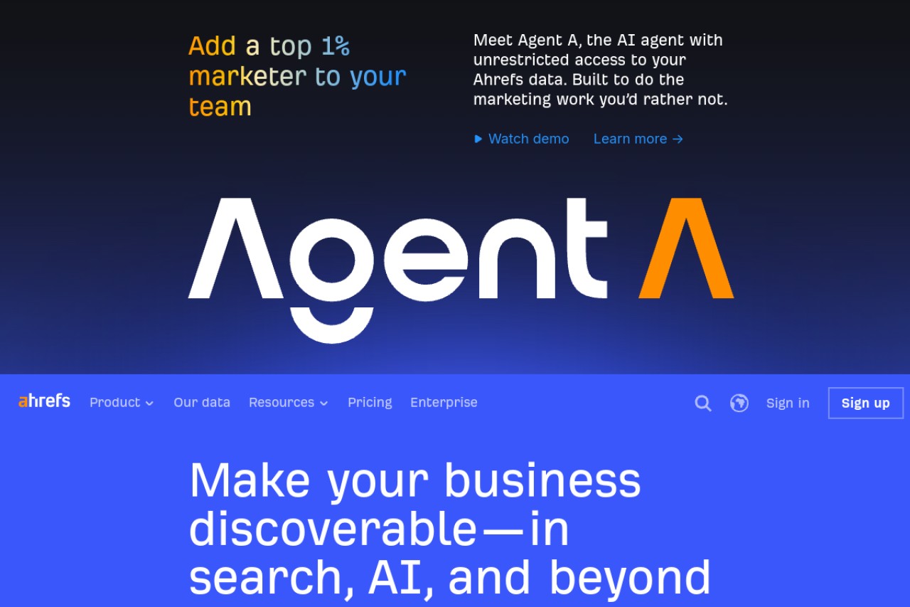 Agent A官网截图