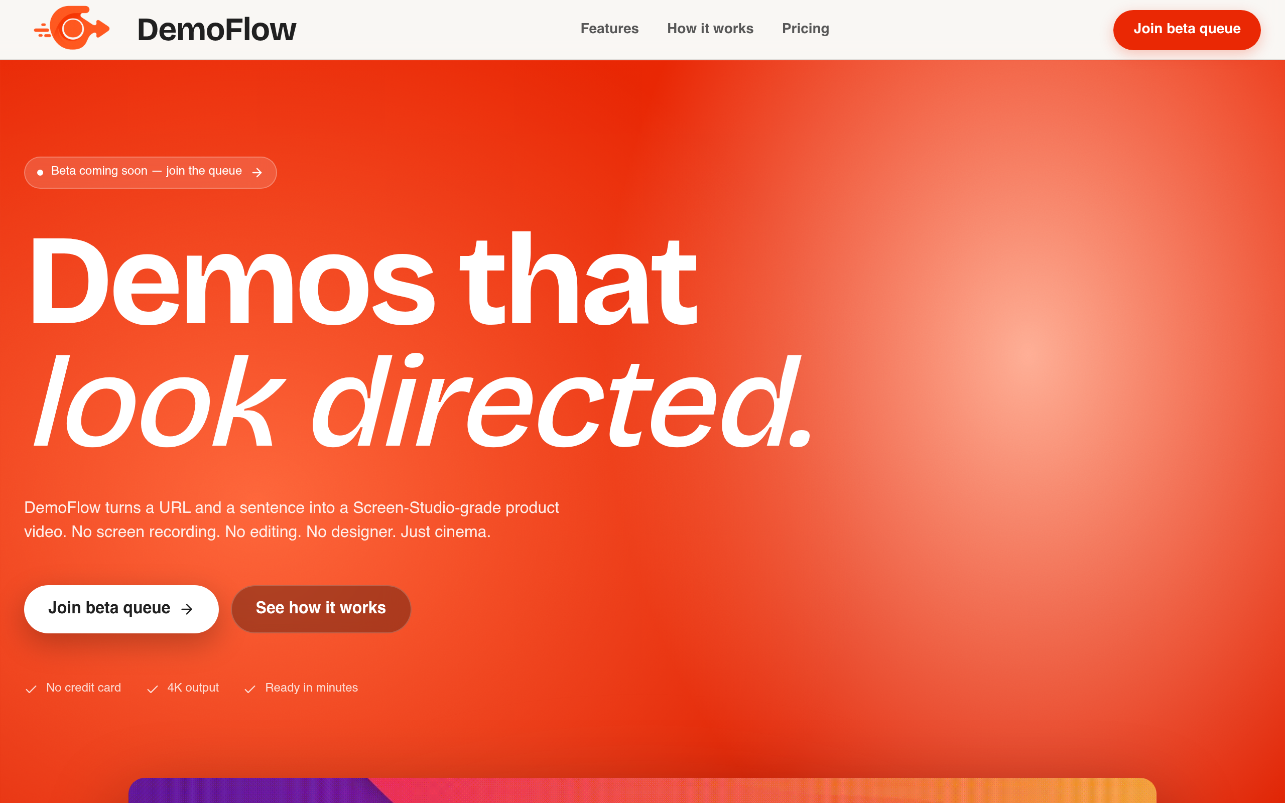 DemoFlow AI官网截图