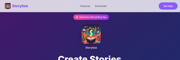 Storytize官网截图