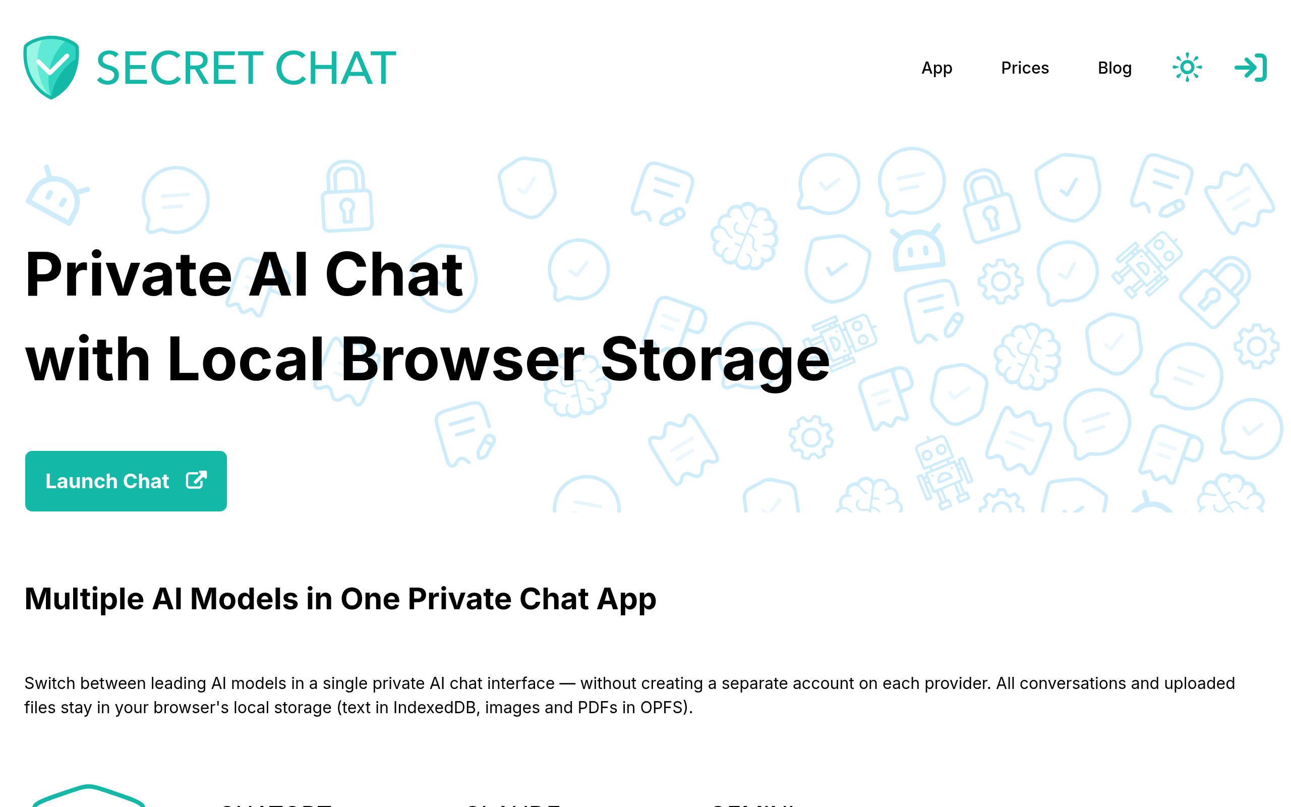 Secret Chat官网截图