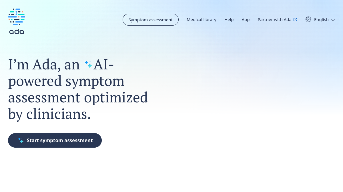 Ada Health官网截图