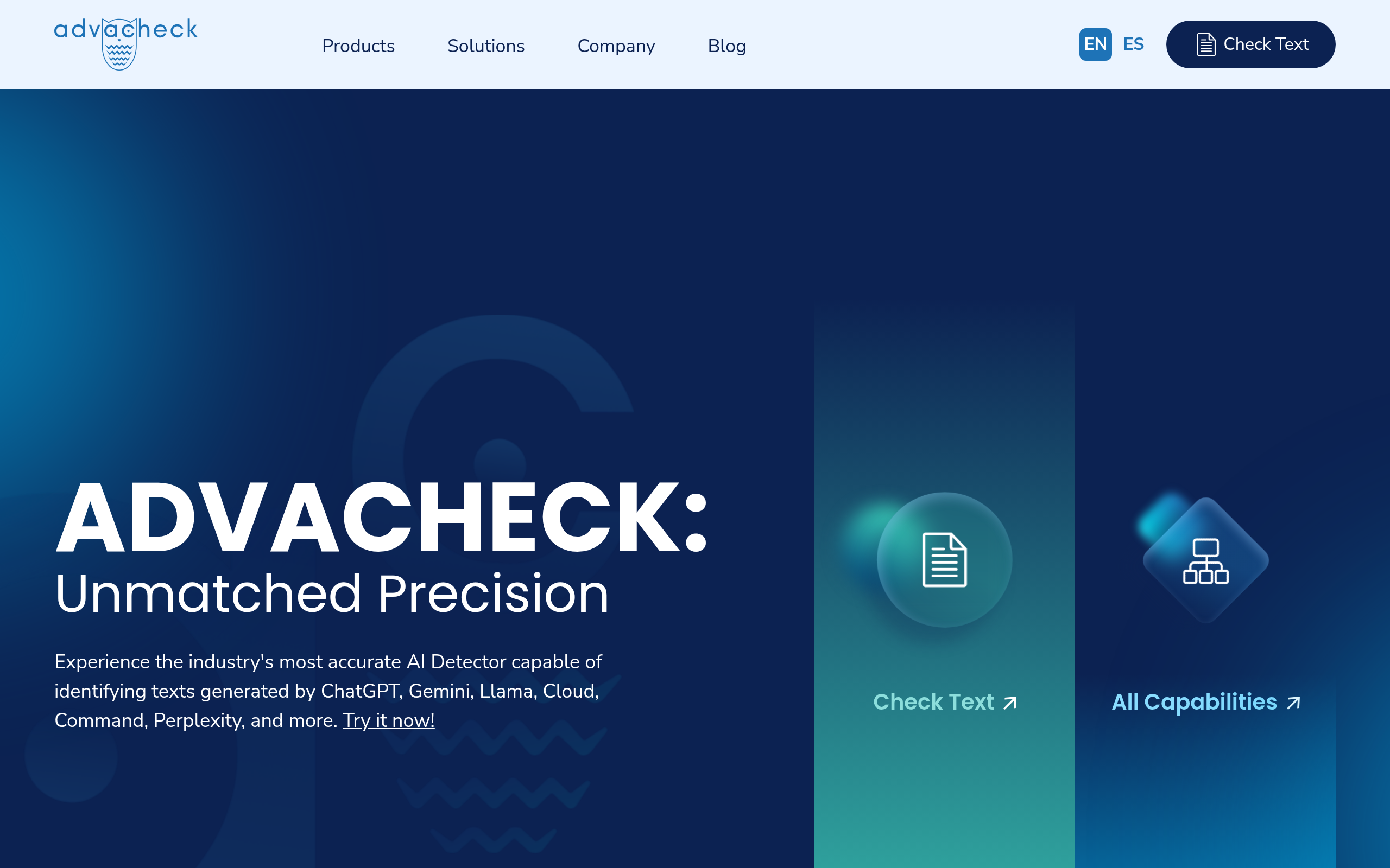 Advacheck官网截图